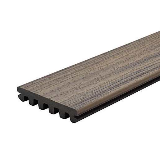 Trex Enhance Naturals Composite Patio Board Grooved Edge Rocky Harbor 5 1/2 in x 12 ft