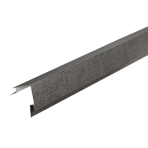 Charcoal Aluminum Outside Corner Moulding 5/8 in. x 9 ft. 6 in.