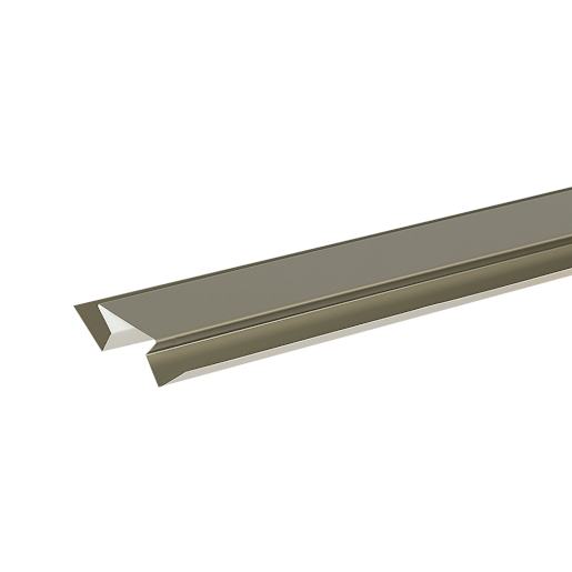 Tundra Aluminum Inside Corner Moulding 1/2 in. x 9 ft. 6 in.