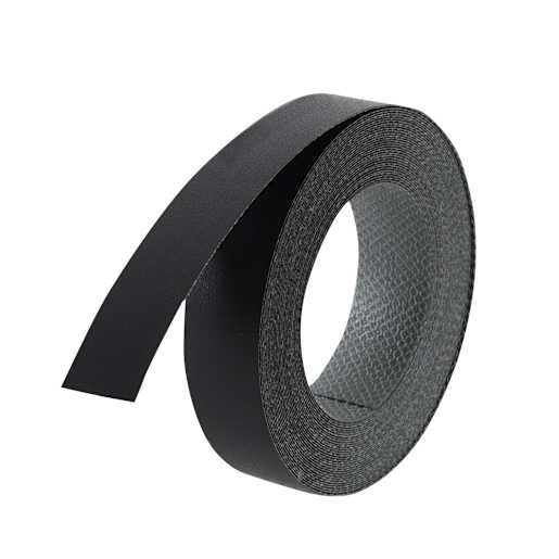 Placage de chant en mélamine noire 13/16 po x 25 pi