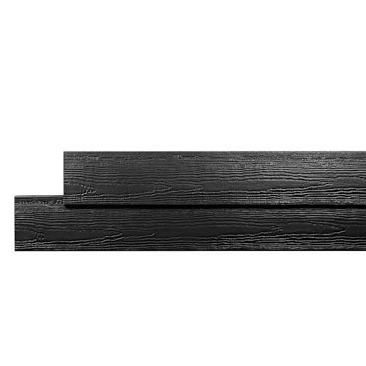 Midnight Black Fibre Cement Siding 8 1/4 in. X 12 ft.