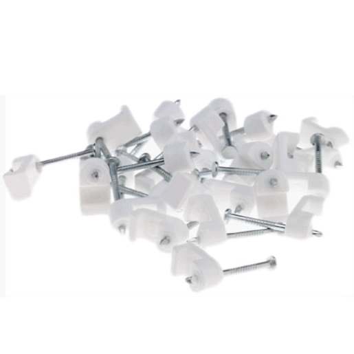 Attaches pour câble coaxial 1/4 po Pqt/50