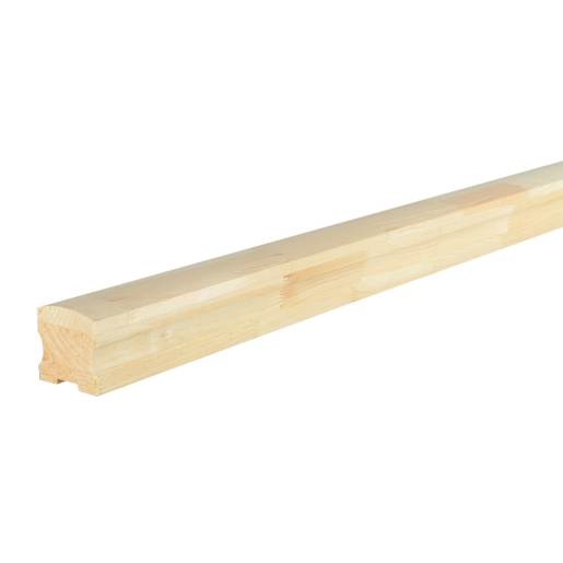Main courante d'extérieur en pin clair jointé 8 pi PYLEX