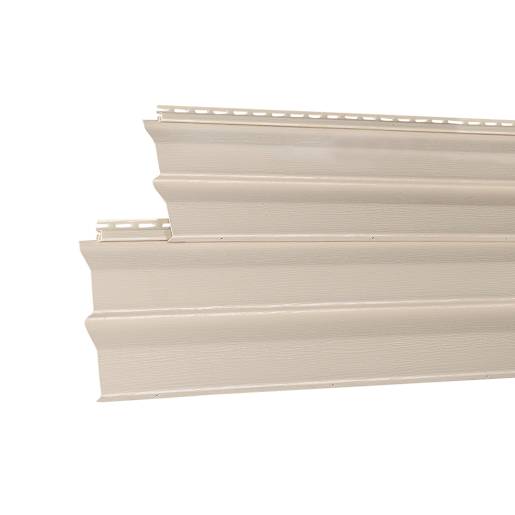 ROYAL Sand Designer Vinyl Siding Double 4, 8 in. x 12 ft. 6 in.