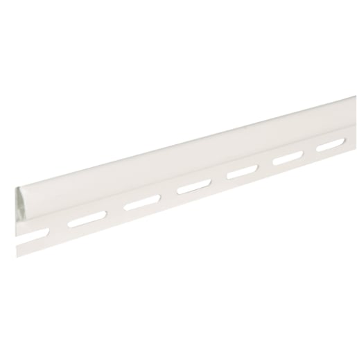 White Vinyl Finishing Moulding 12 ft. 6 in.