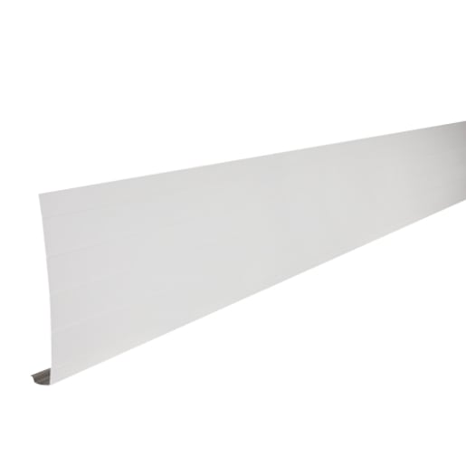 White Aluminum Fascia 10 in. x 10 ft.
