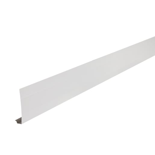 White Aluminum Fascia 4 in. x 10 ft.