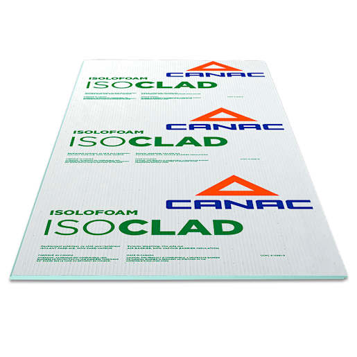 ISOLOFOAM Isoclad Insulating Panel 1 in. x 4 ft. x 9 ft.