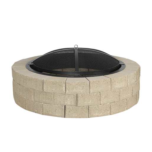 Rustico Greige Outdoor Fireplace