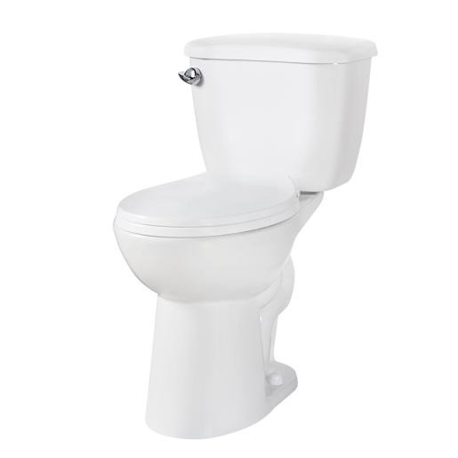 Toilette 2 pièces à simple chasse blanche Agnes 4,8 L