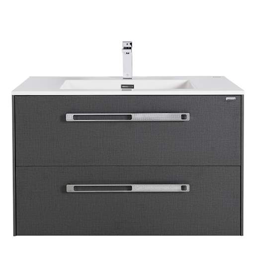 Meuble-lavabo Elina fini sergé 35 7/16 po TASSILI SUPRA