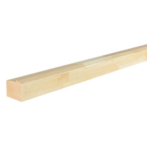 Lisse d'extérieur en pin jointé 8 pi