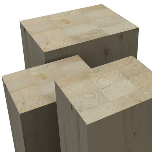 Colonne NORDIC LAM 3 1/2 po x 5 1/2 po x 10 pi