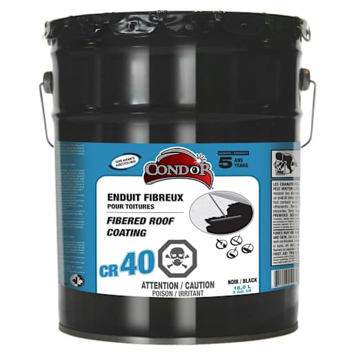 Black Fibre Roof Coating 18.9 L