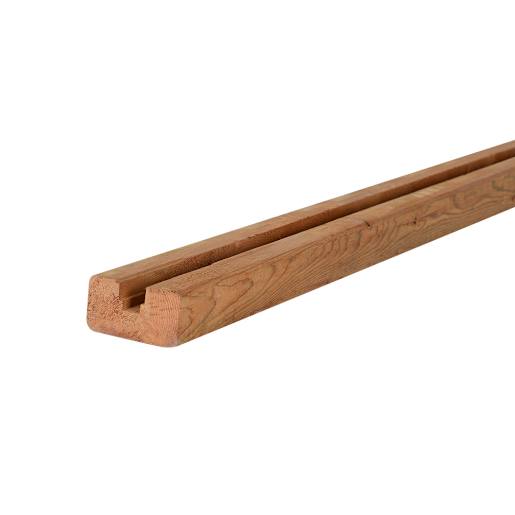 Brown Treated Grooved Lumber 2 in. x 3 in. x 8 ft.