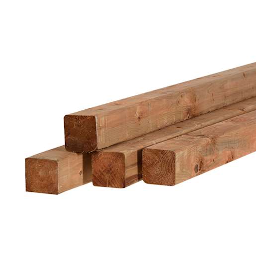 Select Brown Treated Lumber 4 in. x 4 in. x 12 ft.