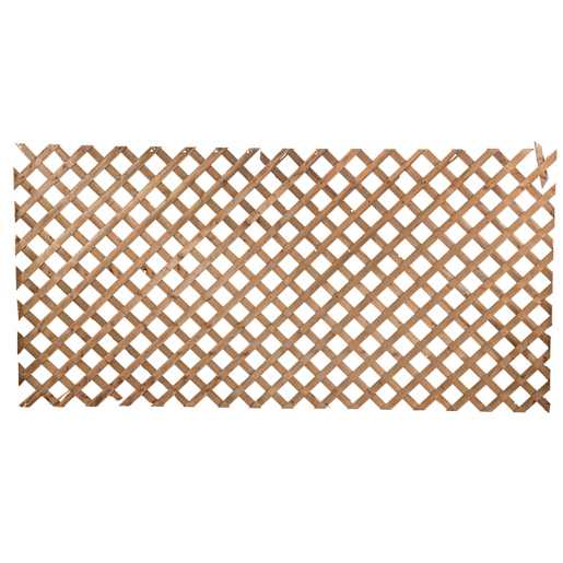 Treated Wood Regular Lattice Brown4 ft. x 8 ft.