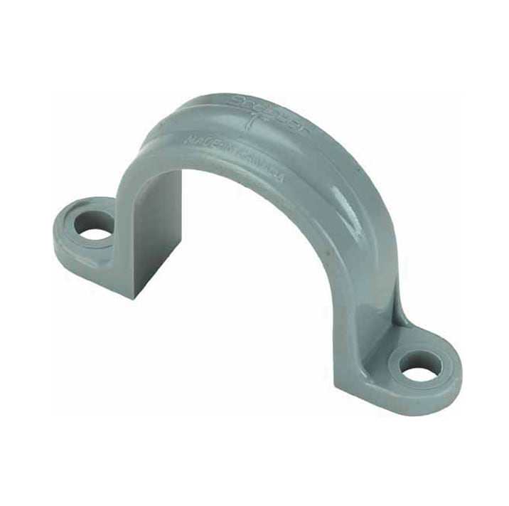 Crampes pour conduit électrique en PVC 1 po Pqt/5