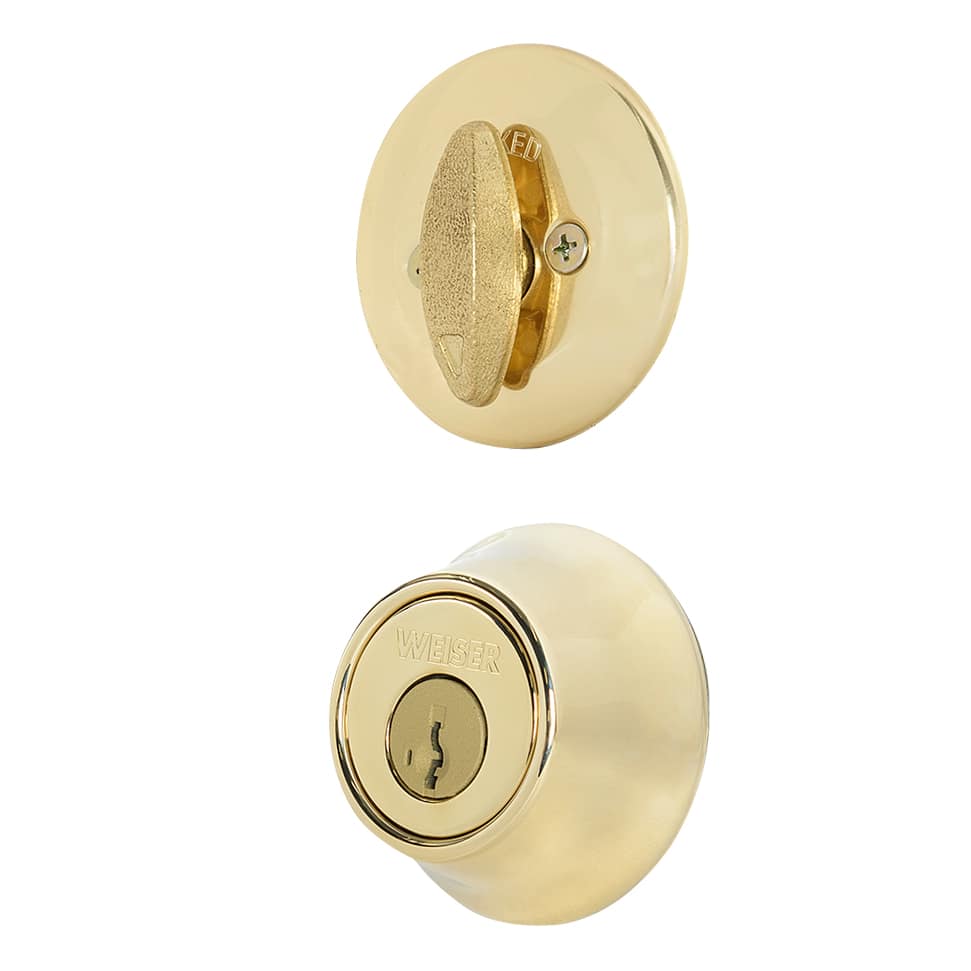 Serrure à pêne dormant simple Élément laiton