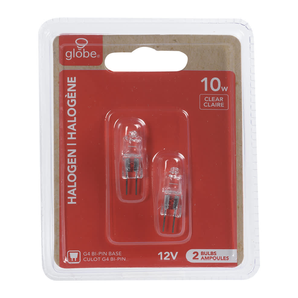 Ampoules halogènes T3, 10 W Pqt/2