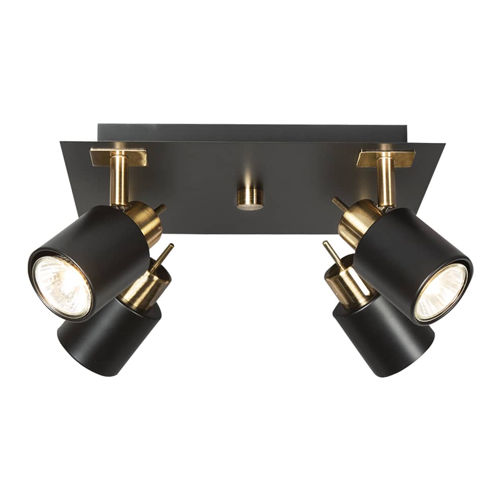 Plafonnier Obscur 4 lumières