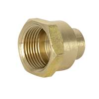 Adaptateur en laiton 1/2 po x 3/4 po (F x F)