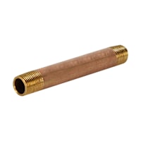 Mamelon en laiton 1/2 po x 2 1/2 po