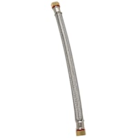 Connecteur tressé avec valve pour chauffe-eau 3/4 po FPT x 3/4 po RAP x 18 po NEKTRA