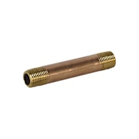 Mamelon en bronze 1/4 po x 3 po