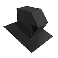 Clapet d'aération de toiture VMAX-CT 4 po noir
