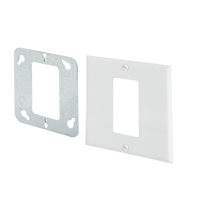DDFT outlet cover plate white