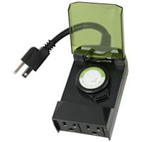 Minuterie programmable extérieure 120 V