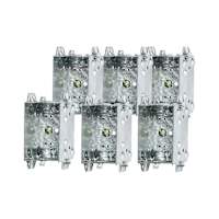 Rectangular electrical box 2 1/2 in steel
