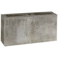 Concrete cinder block 4 in x 8 in x 16 in