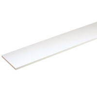 Melamine shelf