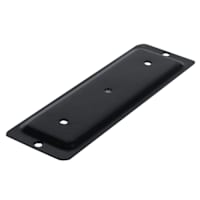 Plaque d'assise pour patio 2x6 noire
