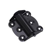 Black spring door hinge