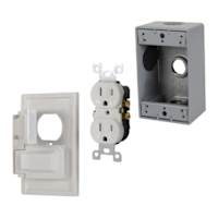 Outdoor electrical box nylon 3 in