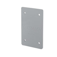 Couvercle uni boîte électrique simple PVC