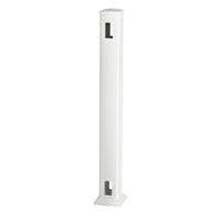 Poteau de fin pour rampe en PVC 44 po