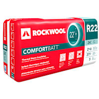 Laine isolante R-22 ComfortBatt 5 1/2 po x 23 1/4 po ROCKWOOL