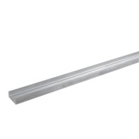Lisse d'acier galvanisé 2 1/2 po x 10 pi calibre 25