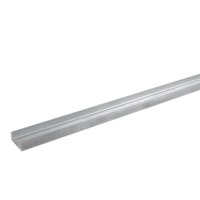 Lisse d'acier galvanisé 2 1/2 po x 10 pi calibre 20