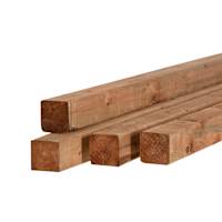 Bois traité 4x4x10 brun