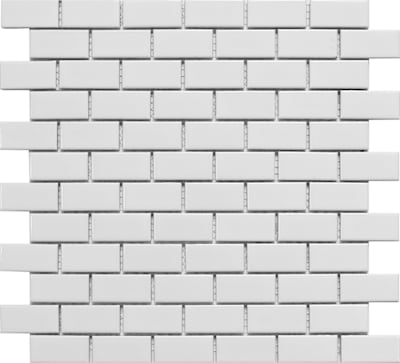 Mosaïque de céramique Nanouk 11 3/4 po x 11 3/4 po