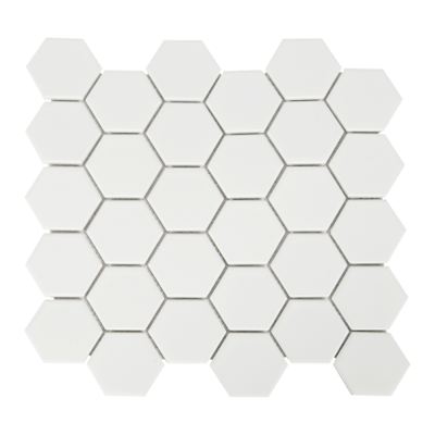 Mosaïque de céramique Hexagone 10 5/8 po x 11 po