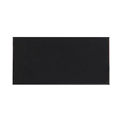 Carreaux de céramique murale biseautée 3 po x 6 po, noir