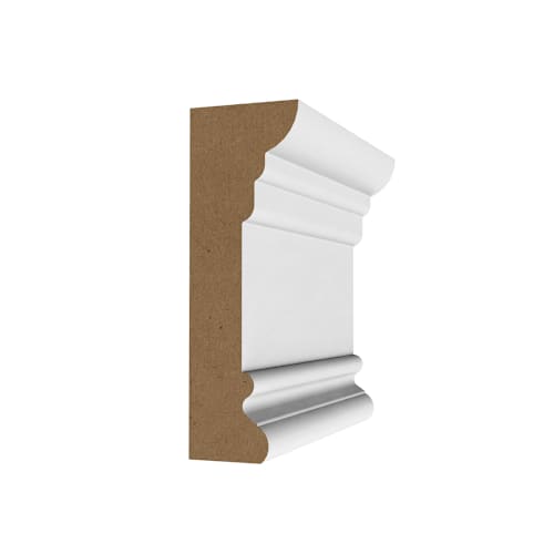 Architrave en fibre de bois 1 1/4 po x 3 3/4 po x 8 pi