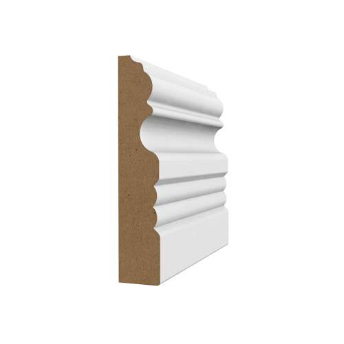 Chambranle colonial en fibre de bois 3/4 po x 3 1/2 po x 8 pi