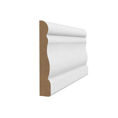 Chambranle colonial en fibre de bois 3/8 po x 2 1/8 po x 8 pi